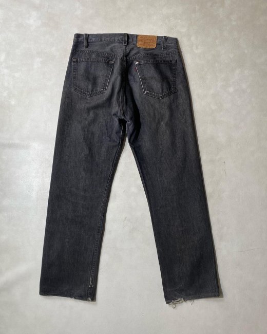 80's Levi's 501 “先染め” BLACK Denim Pants MADE IN U.S.A.（W32 L30