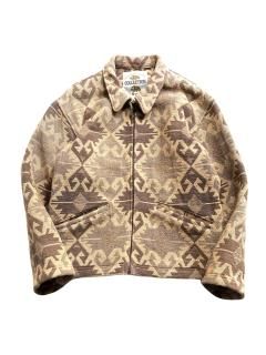 90's COLLECTION HIPS Native Pattern Gobelin Zip-up Jacket