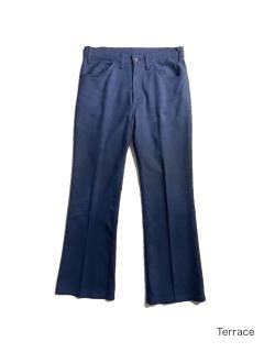 70~80's Levi's 646 STA-PREST Bell Bottom Pants NAVY ( W32 L30)