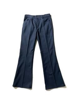70's〜80's DEAD STOCK Levi's STA-PREST 646 Bell-Bottom Slacks NAVY ( W32 L31)