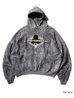 80s LAS VEGAS Club Print Parka XL 