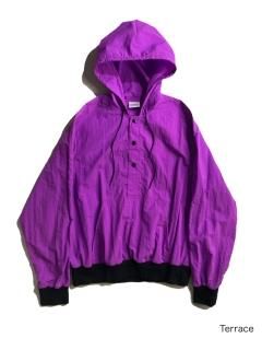 90's Colleoiate Pacific Anorak Parka GRAPE MADE IN U.S.A.