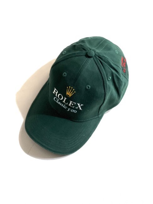 ROLEX Classic 500 6panel Cap GREEN 未使用品 - Lemontea Online Shop