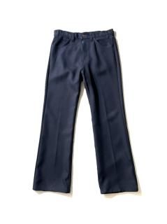 90's Levi's 517 Polyester Flare Pants NAVY MADE IN U.S.A. ( W34 L30)