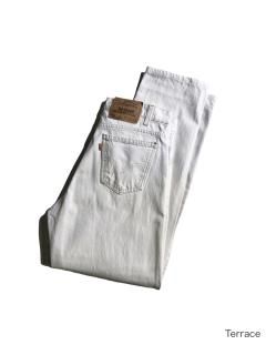 90's Levis 550 WHITE Denim Pants MADE IN U.S.A. (W31 L30) 