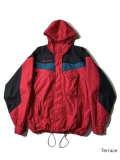 90's Columbia Nylon Mountain Parka RED/BLACK/MARINE BLUE