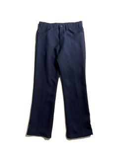 90's Levi's 517 Polyester Flare Pants NAVY MADE IN U.S.A. ( W34 L30)