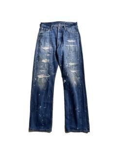 Levis 501 Damage Repair Denim Pants W31