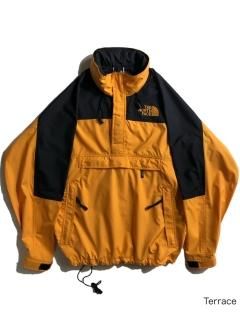 THE NORTH FACE Polyester Anorak BLACK/YELLOW 