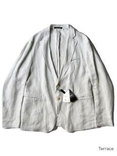 EMPORIO ARMANI Linen 2B Tailored Jacket IVORY  ȥդ̤ʡ