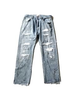 Levis 501 Damage Repair Denim Pants W32