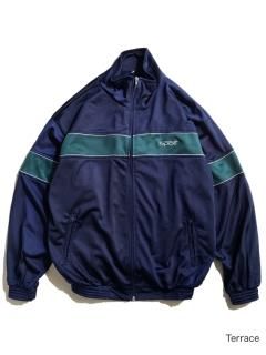 80's Euro Track Jacket XL NAVY/VIRIDIAN