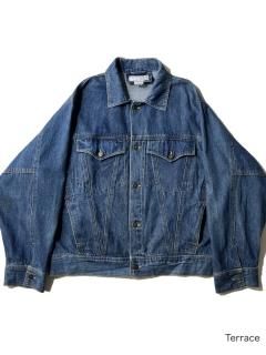 90's east•west Denim Tracker Type Jacket L