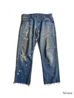 90s Levis 501 Painted Denim Pants MADE IN U.S.A.  W34