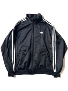 80s adidas Track Jacket BLACK/WHITE
