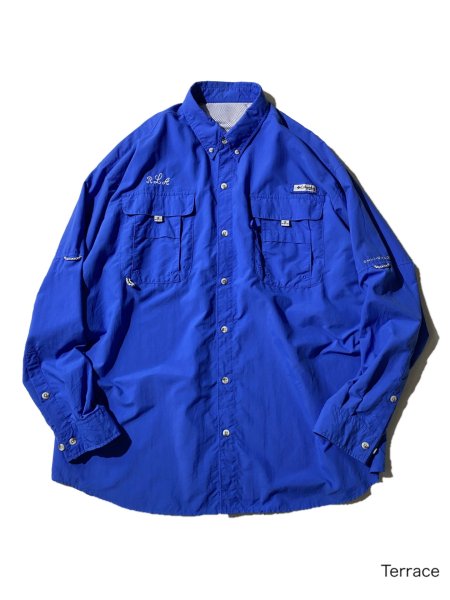 blue pfg shirt