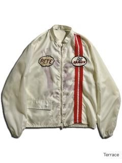 70's SHAFFER Racing Jacket IVORY

