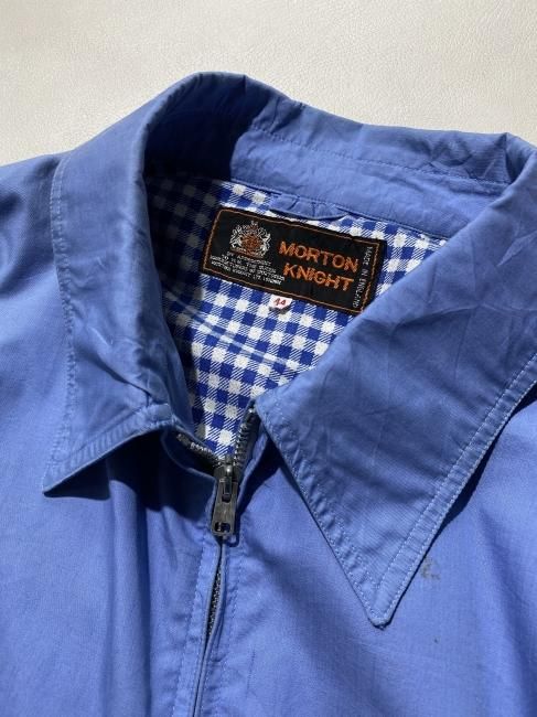 70〜80's MORTON KNIGHT Sport Jacket SMOKY BLUE MADE IN