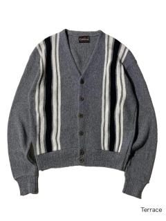 60's CAMPUS Stripe Acryl Cardigan MADE IN U.S.A.