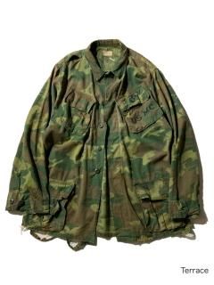 60s U.S.Military ERDL Jungle Fatigue Jacket MEDIUM-LONG