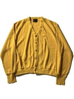 70~80s JCPenney Orlon Acryl Cardigan MUSTARD