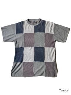 stormes Waffle Patchwork Roll-neck Cotton Knit