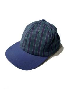 80〜90's TOWNTALK Check 6panel Cap MADE IN U.S.A.