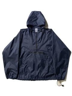 90's OLD NAVY Packable Nylon Anorak Parka NAVY