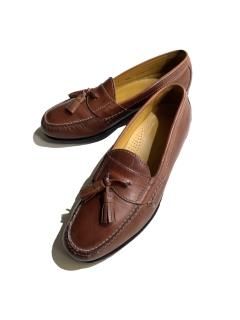 COLE HAAN Tassel Loafers BROWN 9 MADE IN ENGLAND (27.0〜27.5)