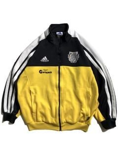 90s adidas Track Jacket BLACK/YELLOW/WHITE