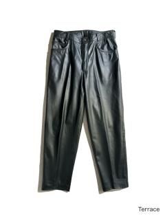 90's Leather Pants MOSS GREEN MADE IN CANADA W32 