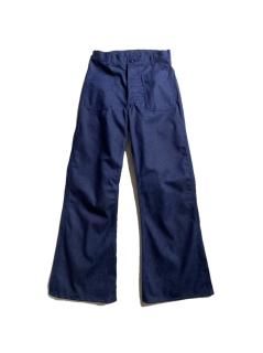 80's U.S.NAVY Denim Sailor Pants (W28 L30)