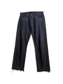 90's Euro Levi's 501 Black Denim Pants MADE IN SPAIN (W32 L30)