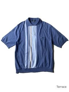 PAUL RHODAMEL Acrylic/Cotton Knit Polo