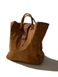 Nubuck Leather Tote Bag BROWN
