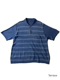80's Euro Half-zip Cotton Knit Polo