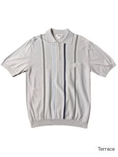 80's Euro Half-zip Cotton/Acrylic Knit Polo