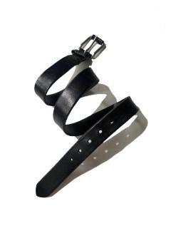 Genuine Leather Belt BLACK MAD IN U.S.A. (W34~36)