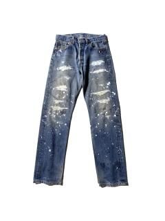 Levis 501 Damage Repair Denim Pants ʼ W29 L32
