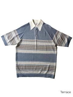 80's Donegal Acetate/Polyester Knit Polo