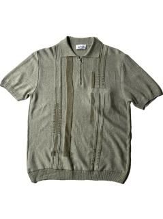 80's Euro Half-zip Acryl Knit Polo 