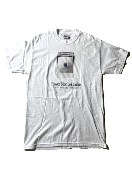 90's Apple Power Mac G4 Cube T-shirt WHITE - Lemontea Online Shop