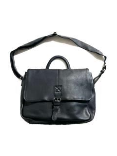 90's L.L.Bean Leather Shoulder/Hand Bag BLACK