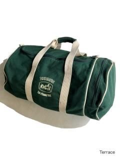 HERMES Canvas Boston Bag 