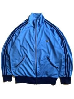 80's adidas Track Jacket SKY BLUE/NAVY 