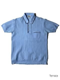 80's Euro Acrylic Summer Knit Polo MADE IN ITALY