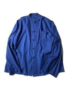 90's FEI-LON Indigo Kung fu Jacket MADE IN CHINA