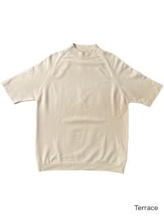 70's PURITAN Ban-lon Mock-neck Knit Tee