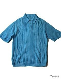 80's Euro Acrylic Summer Knit Polo