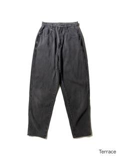 90's BRITTANIA 1tuck Black Denim Pants (W28 L31)